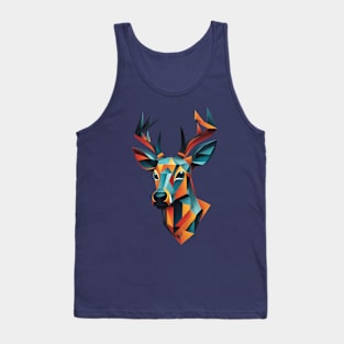 Geometric Deer Tank Top